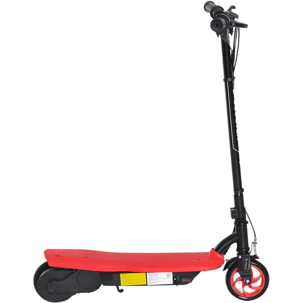 E-Scooter Tretroller Kinderroller Kinder Roller Metall Rot - 8