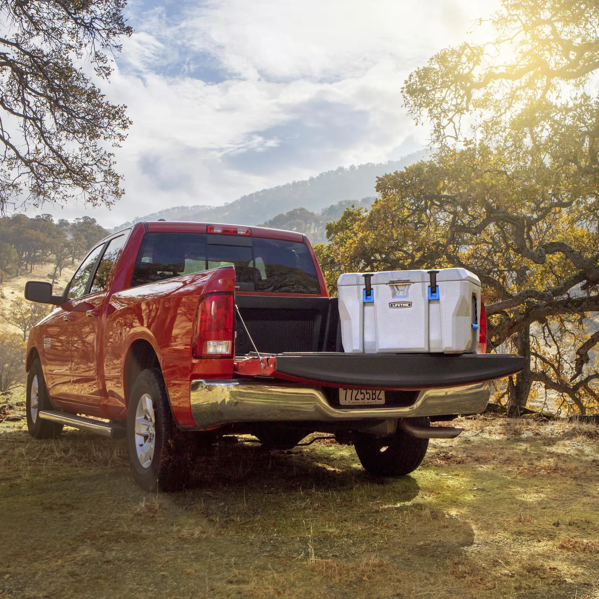 Kühlbox 73 Liter Volumen grau - 1