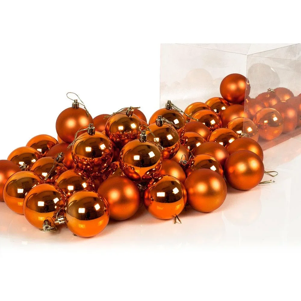 Weihnachtskugeln 54 Stück - Kupfer - Durchmesser 6cm - 0