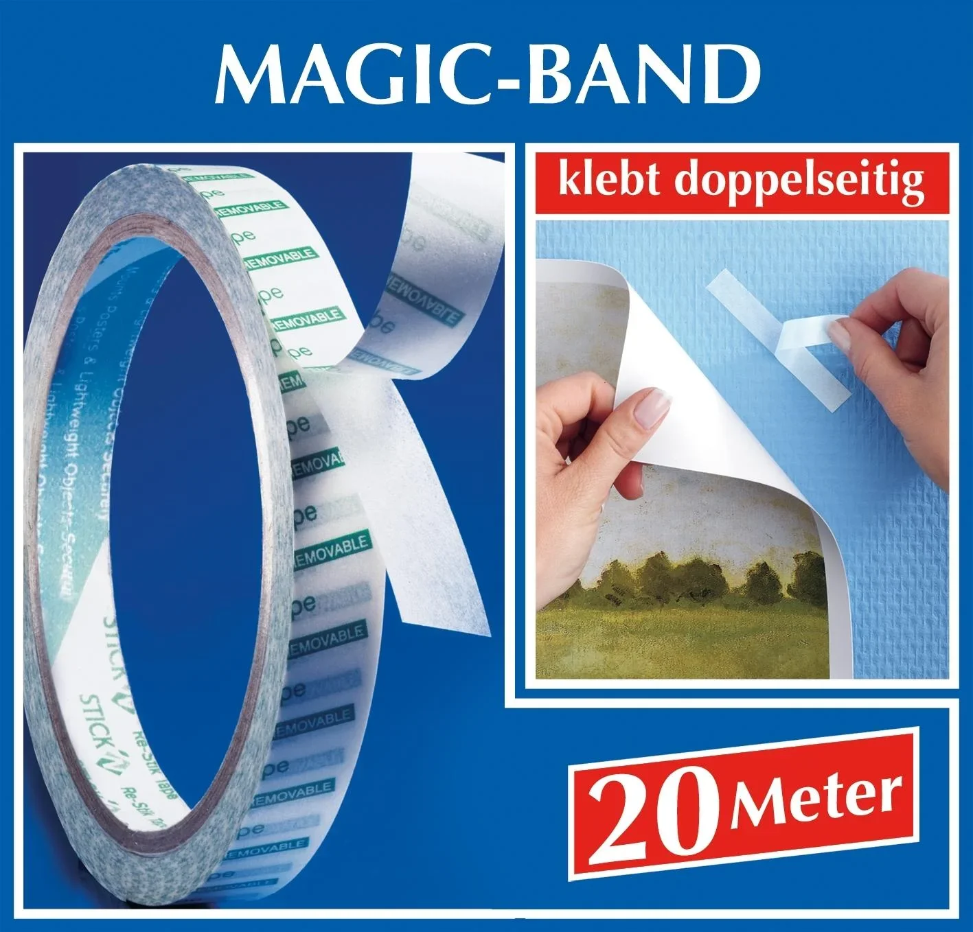 Klebeband "Magic", 20 m x 1,2 cm - 1