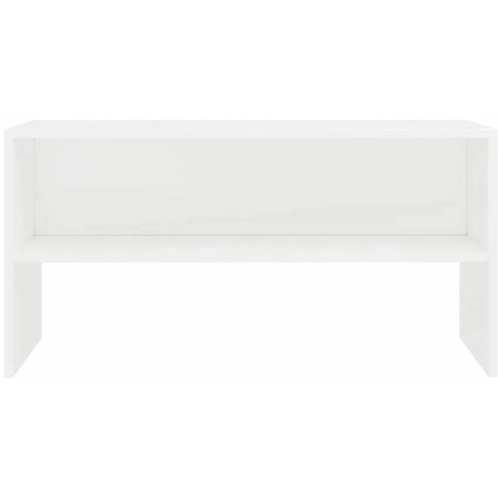 TV-Schrank 80x40x40 cm Spanplatte weiß - 1