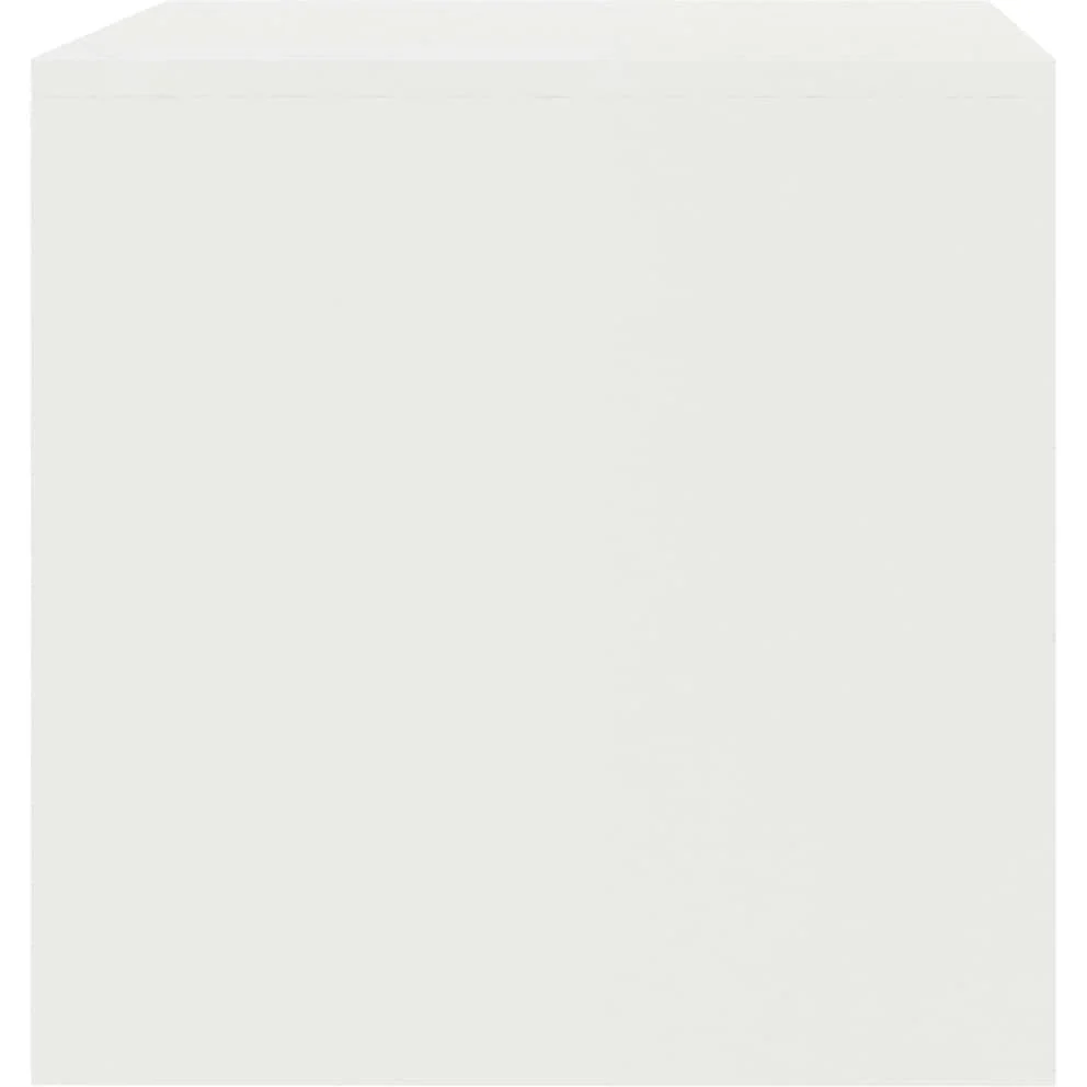 TV-Schrank 80x40x40 cm Spanplatte weiß - 3