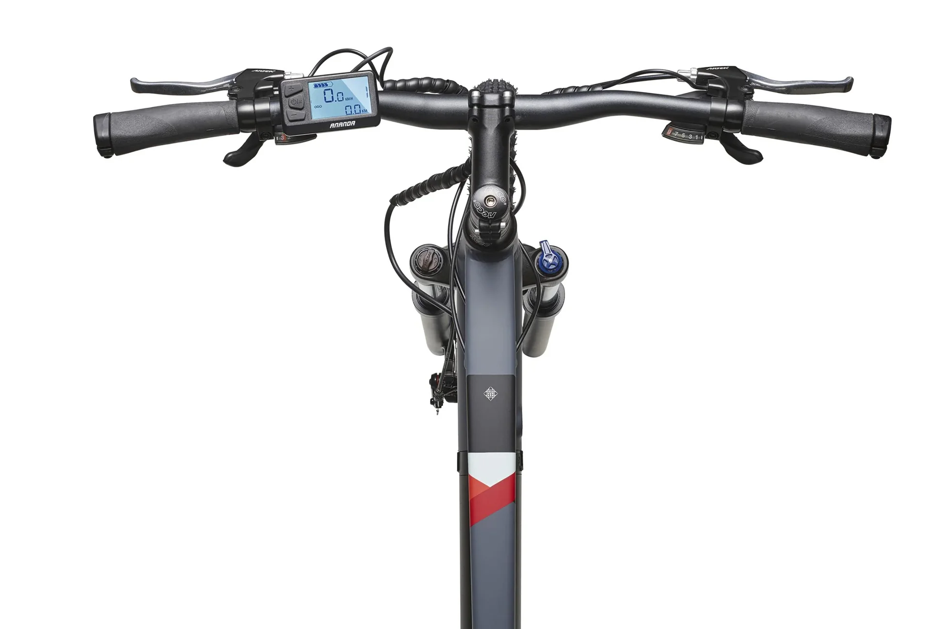 Unisex Alu MTB E-Bike, 27,5 Zoll, 24-Gang Kettenschaltung, grau, Aufsteiger M935 Fully - 7