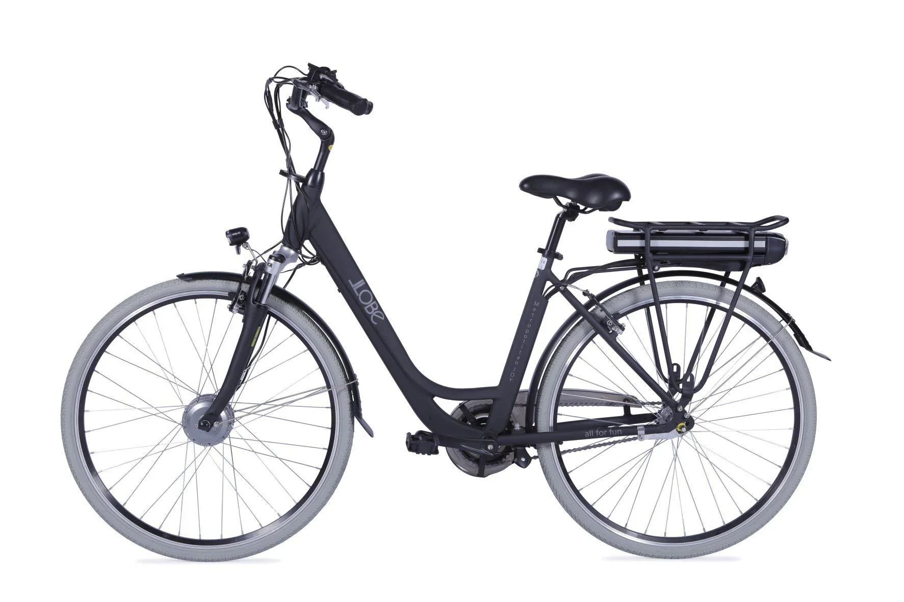 Unisex City E-Bike 28 Zoll, Rahmengröße 50 cm, 7-Gang Nabenschaltung, Metropolitan Joy 2.0, Schwarz, 8Ah - 3