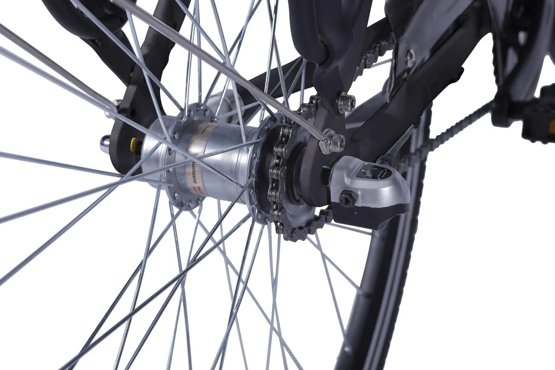 Unisex City E-Bike 28 Zoll, Rahmengröße 50 cm, 7-Gang Nabenschaltung, Metropolitan Joy 2.0, Schwarz, 8Ah - 11