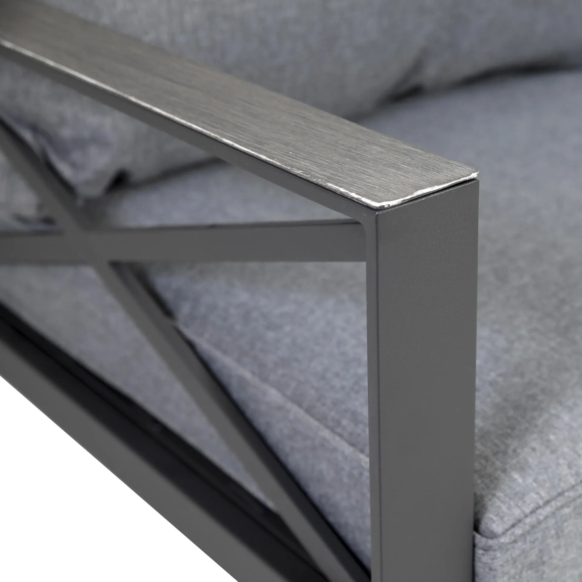 Gartenmöbel-Lounge-Set "Amsterdam" - anthrazit   - 3