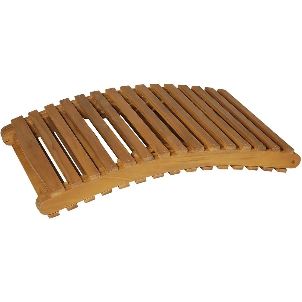 Sonnenliege Relaxliege Gartenliege Gartenmöbel faltbar Akazienholz mit Kissen Teak + Weiß 53 x 191 x 60,5 cm - 6