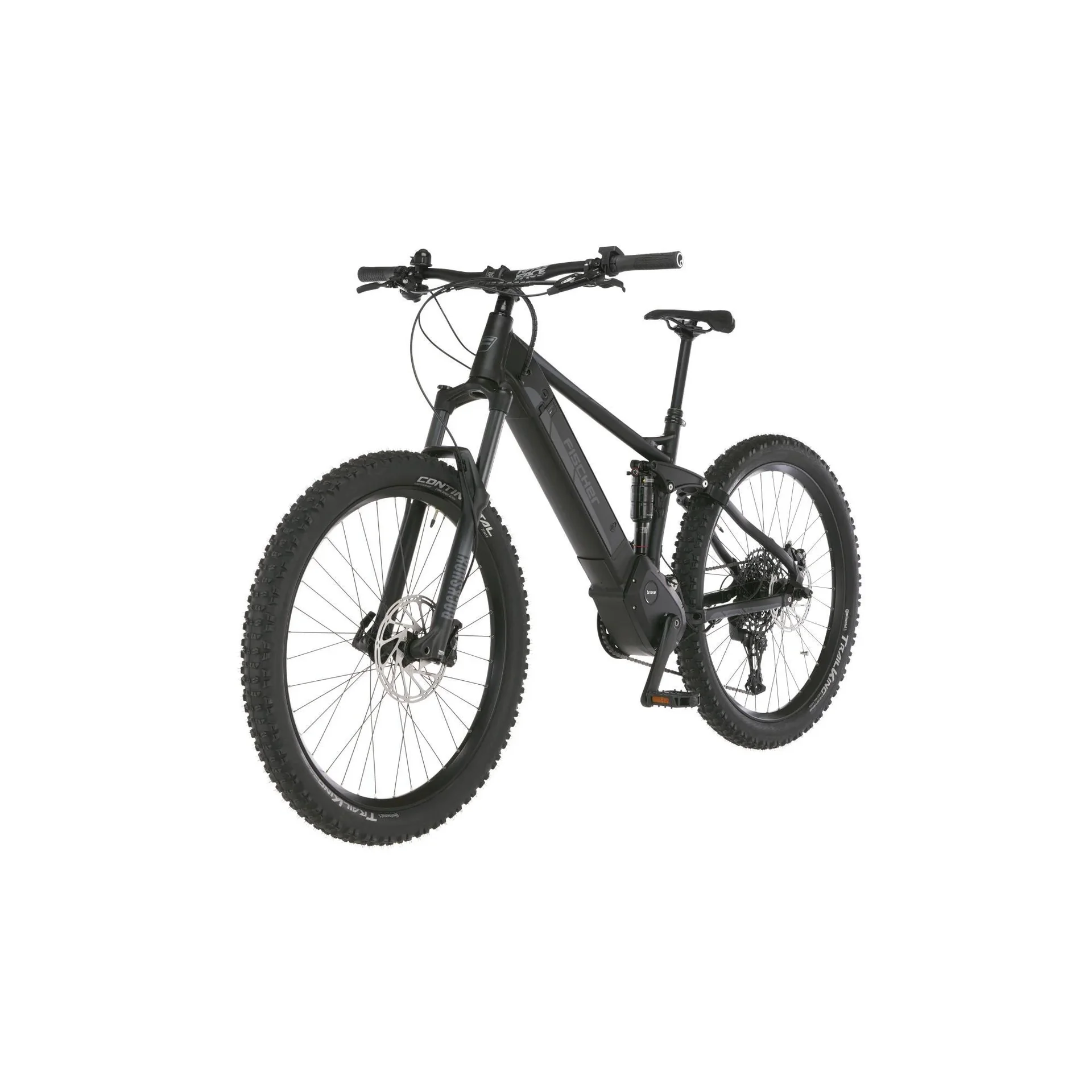 Unisex E-Bike MTB Fully, 27,5 Zoll, Rahmenhöhe 44cm, 12-Gang Kettenschaltung, schwarz matt, MONTIS 6.0i - 0