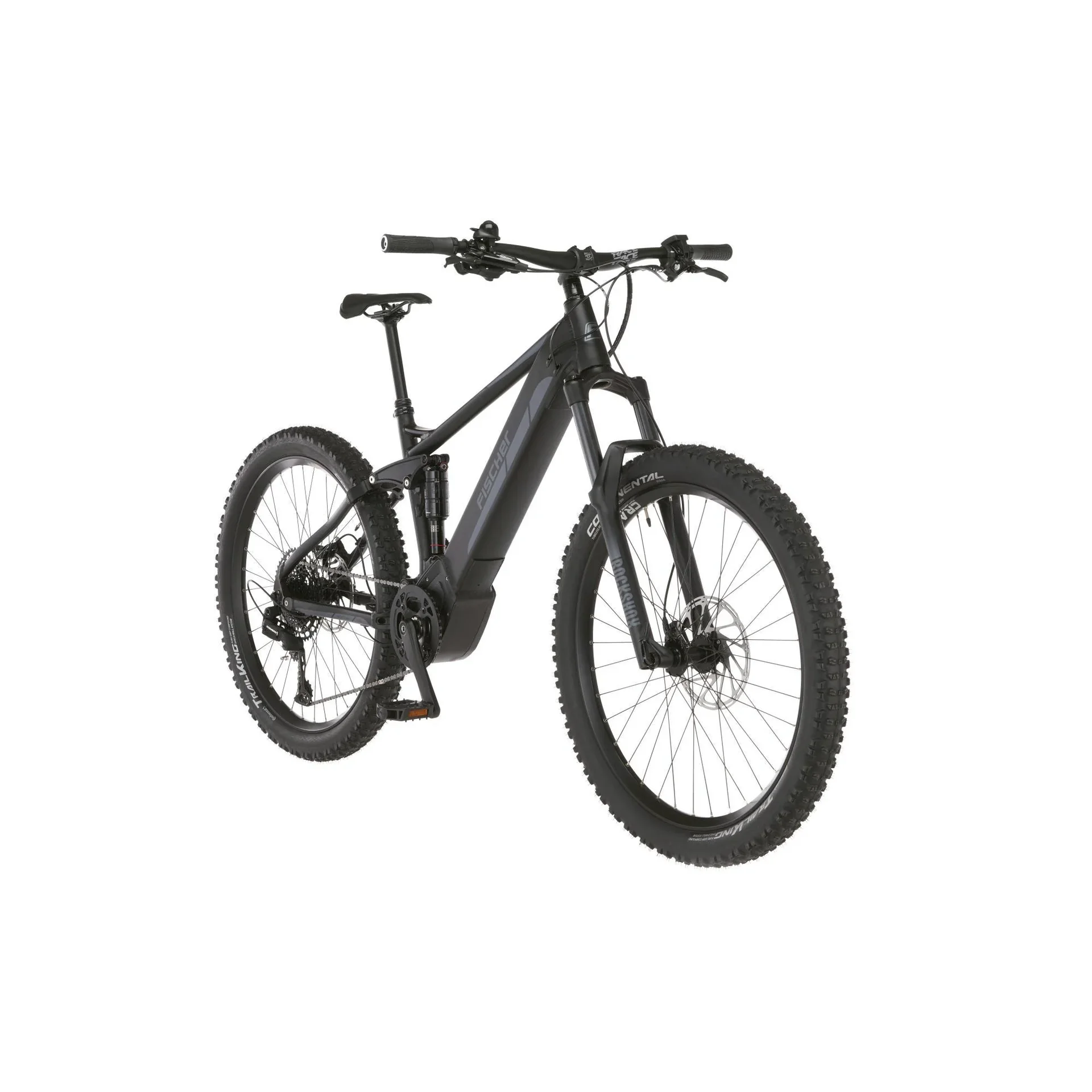 Unisex E-Bike MTB Fully, 27,5 Zoll, Rahmenhöhe 44cm, 12-Gang Kettenschaltung, schwarz matt, MONTIS 6.0i - 5