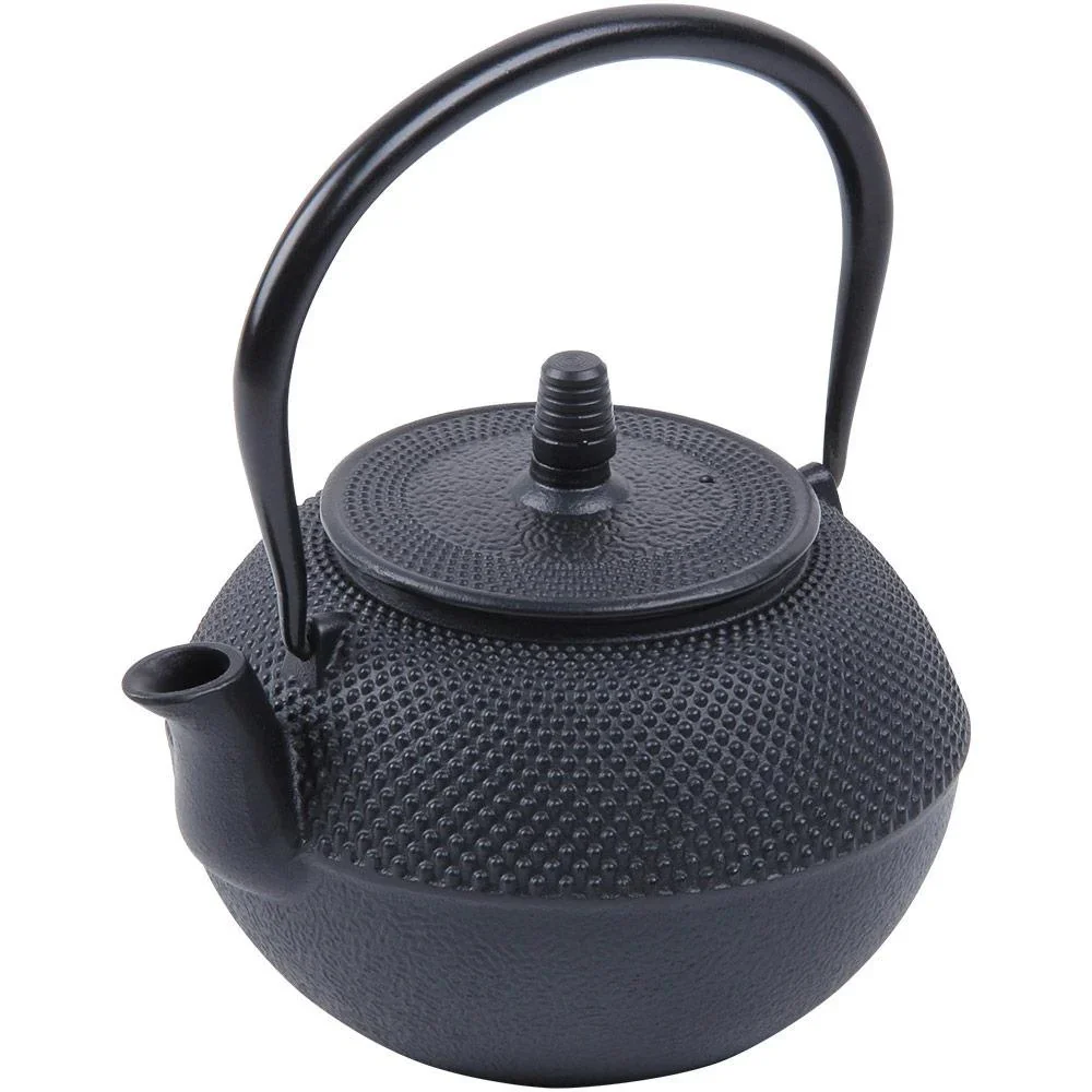 Teekessel aus Gusseisen - 1250 ml - Schwarz - 2