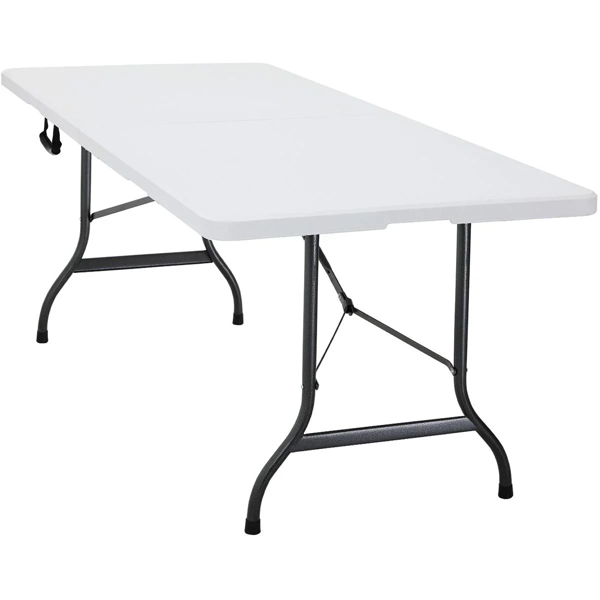 Klapptisch | Campingtisch | Gartentisch | Klapptisch | weiß - Kunststoff 183 x 76 x 74 cm - 3