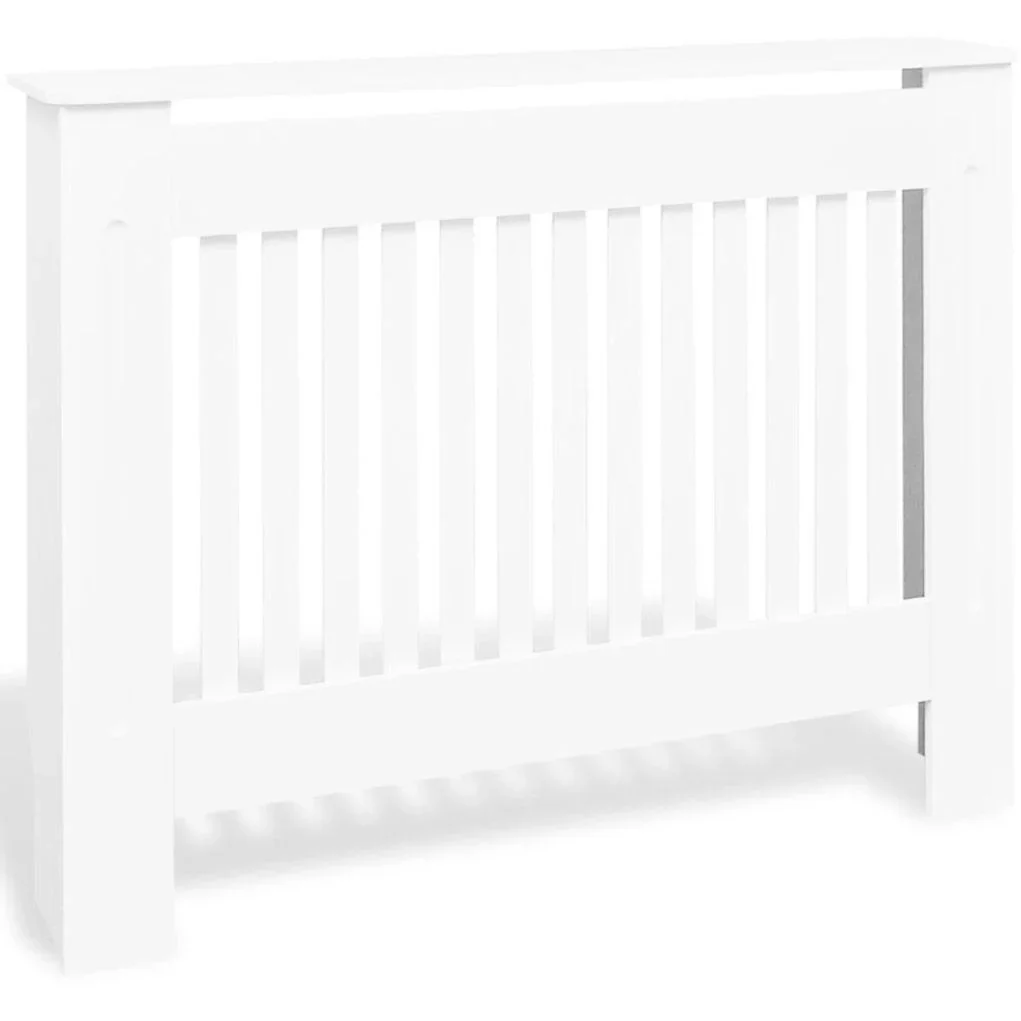 Heizkörperverkleidung 112 cm MDF weiß - 1