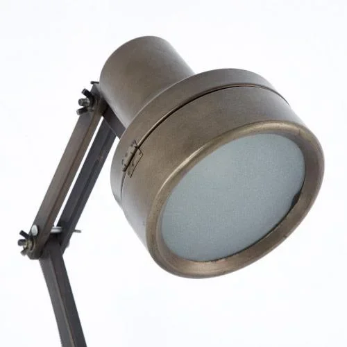 Tischleuchte Hardwork industriell Holzschwarz Metall 60W E27 - 6