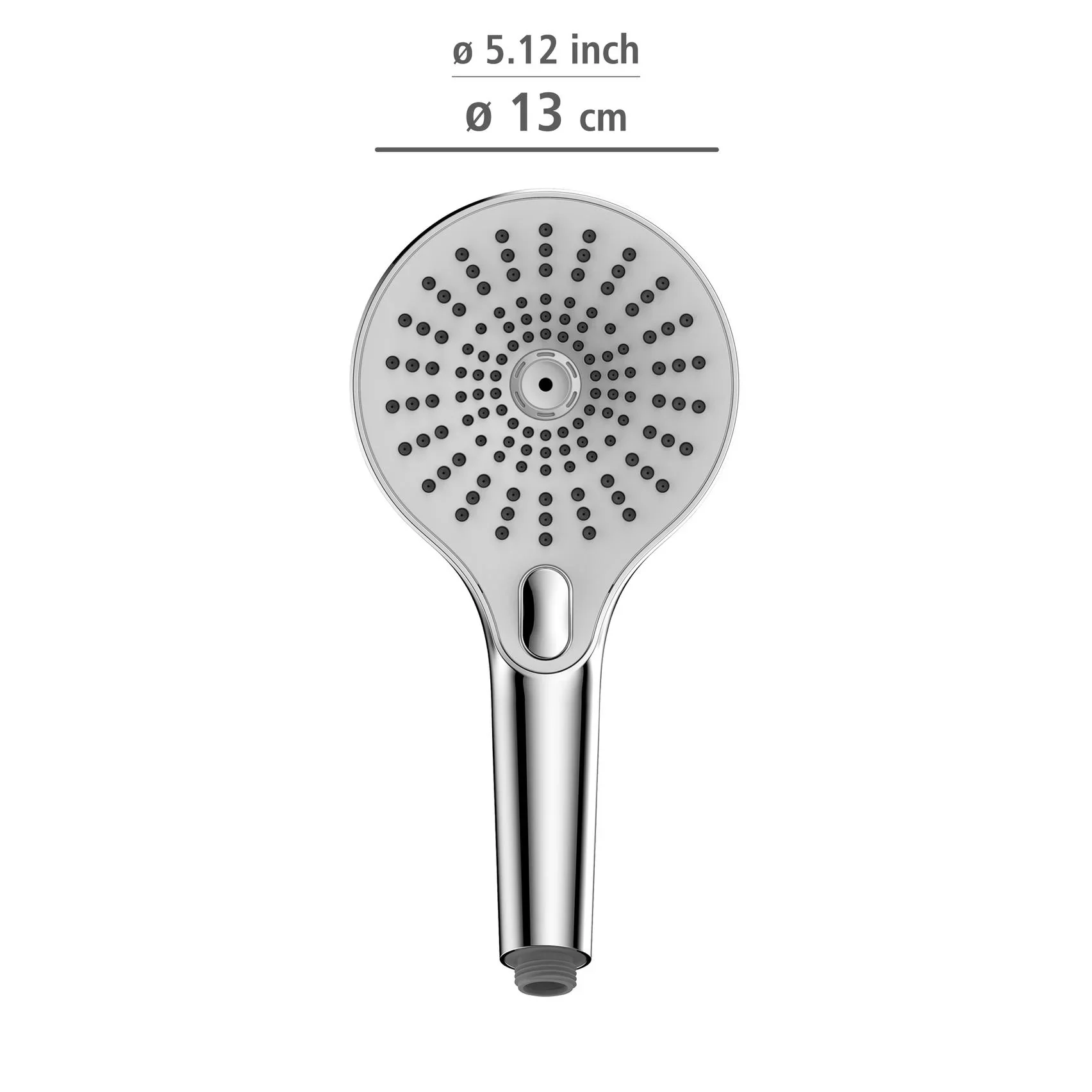 Duschkopf Ultimate Shower Chrom/Weiß, Ø 13 cm - 0