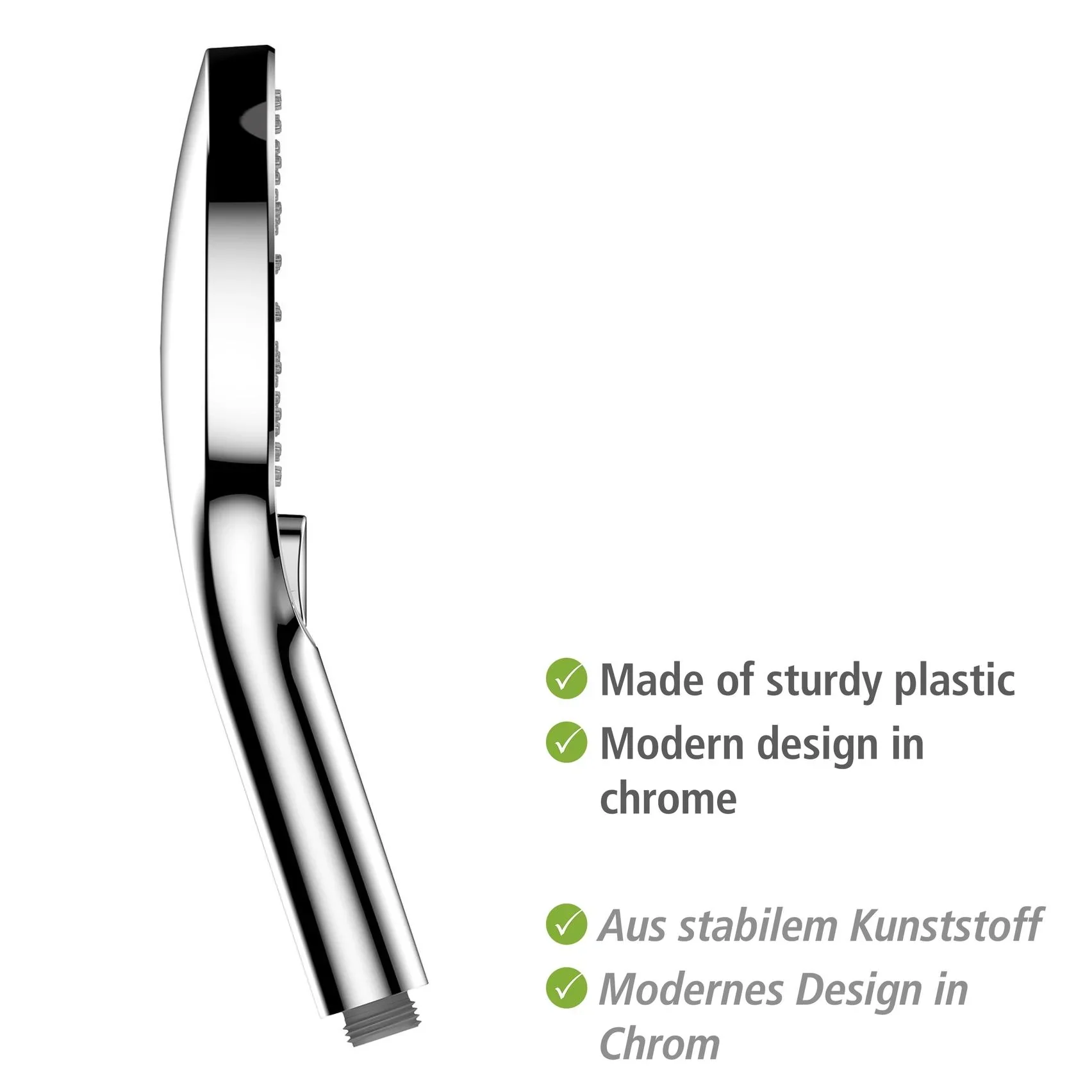 Duschkopf Ultimate Shower Chrom/Weiß, Ø 13 cm - 5