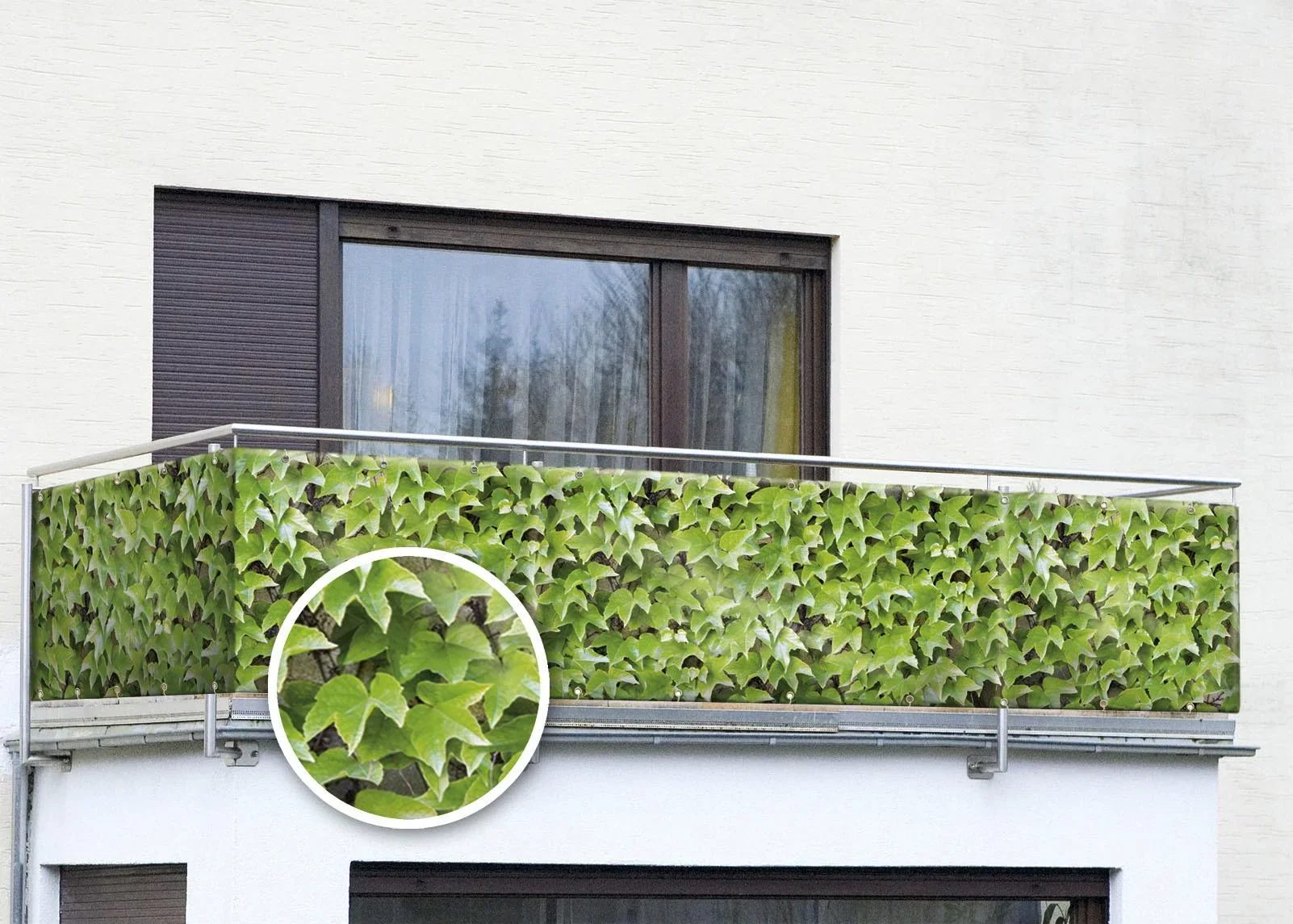 Balkon Sichtschutz "Wilder Wein" - 0