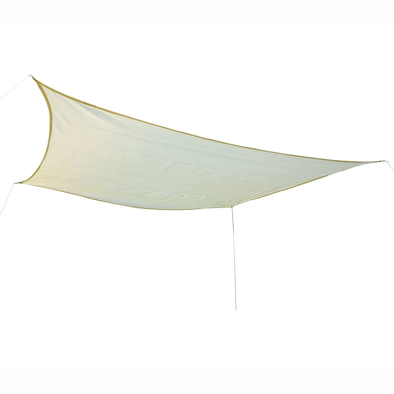 Sonnensegel Sonnendach Rechteck 3x4m HDPE creme - 1