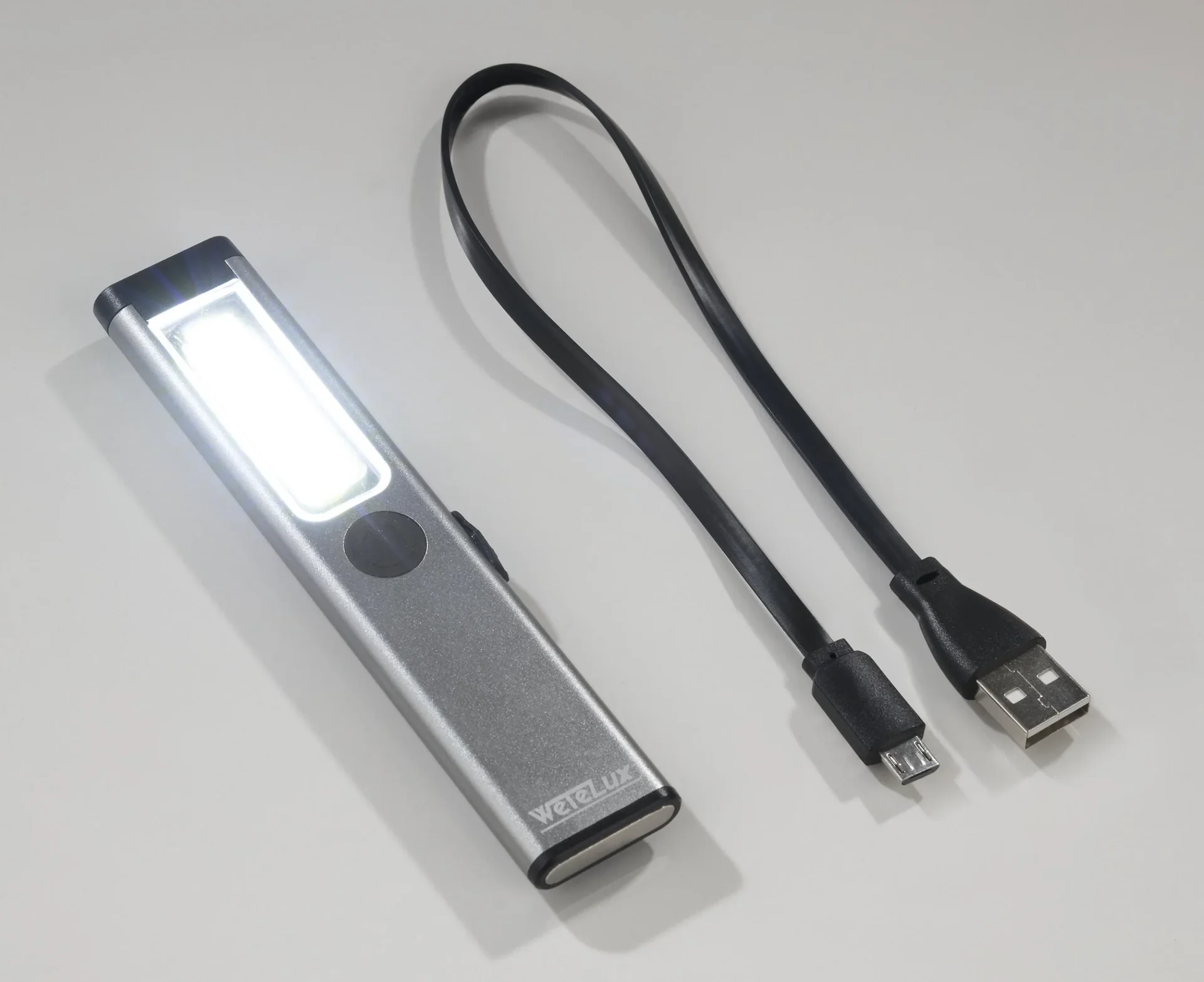 Wiederaufladbares Arbeitslicht, ultradünn, 120 Lumen, dimmbar, 3 Lichtmodi - 2