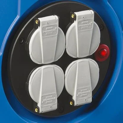 Kabeltrommel Garant IP20, Durchmesser 290mm, Spezialkunststoff, 4 x 230V Steckdose, 50m - 2