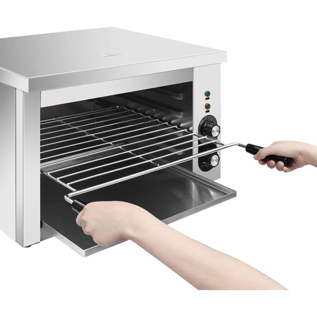 Salamander Grill elektrisch gastronorm 3000 W Edelstahl - 1