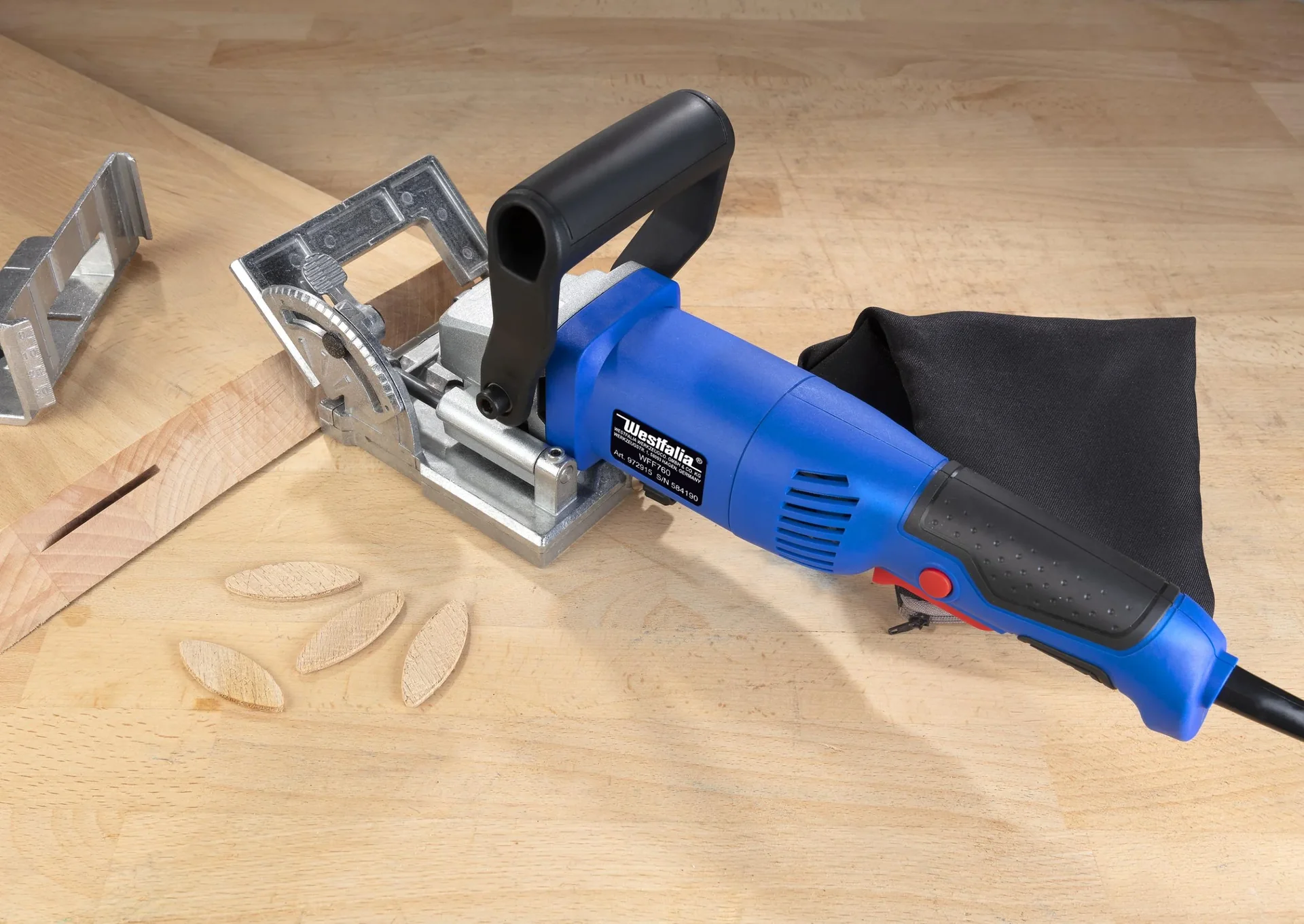 Flachdübelfräse WFF760, 760 Watt - 1