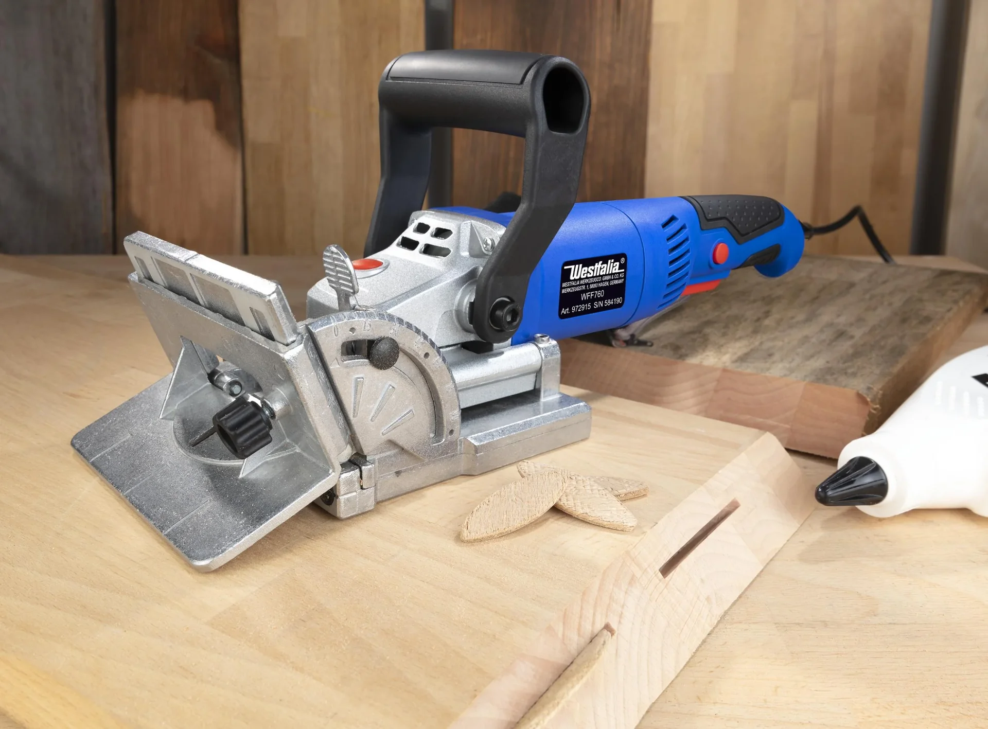 Flachdübelfräse WFF760, 760 Watt - 5