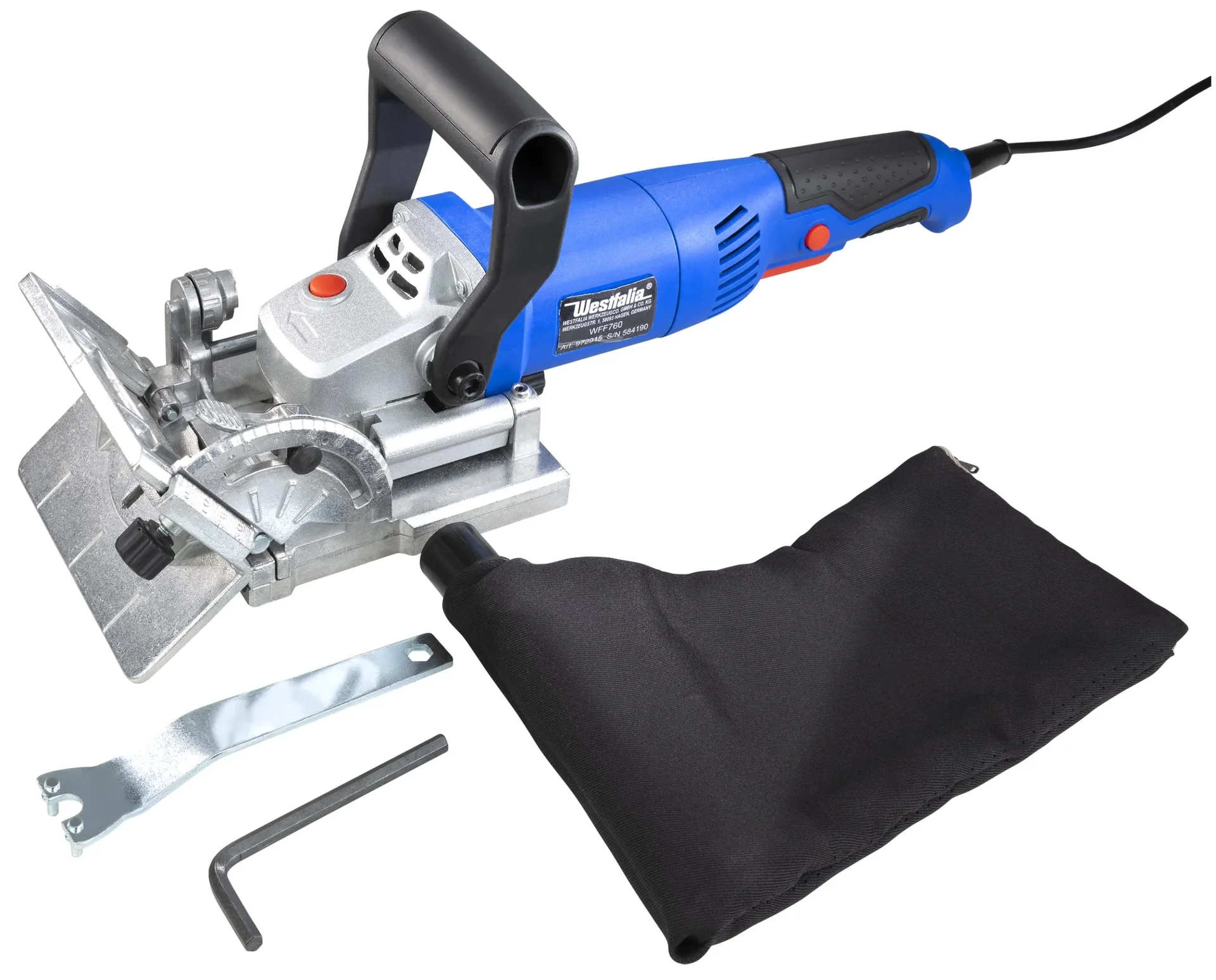 Flachdübelfräse WFF760, 760 Watt - 6