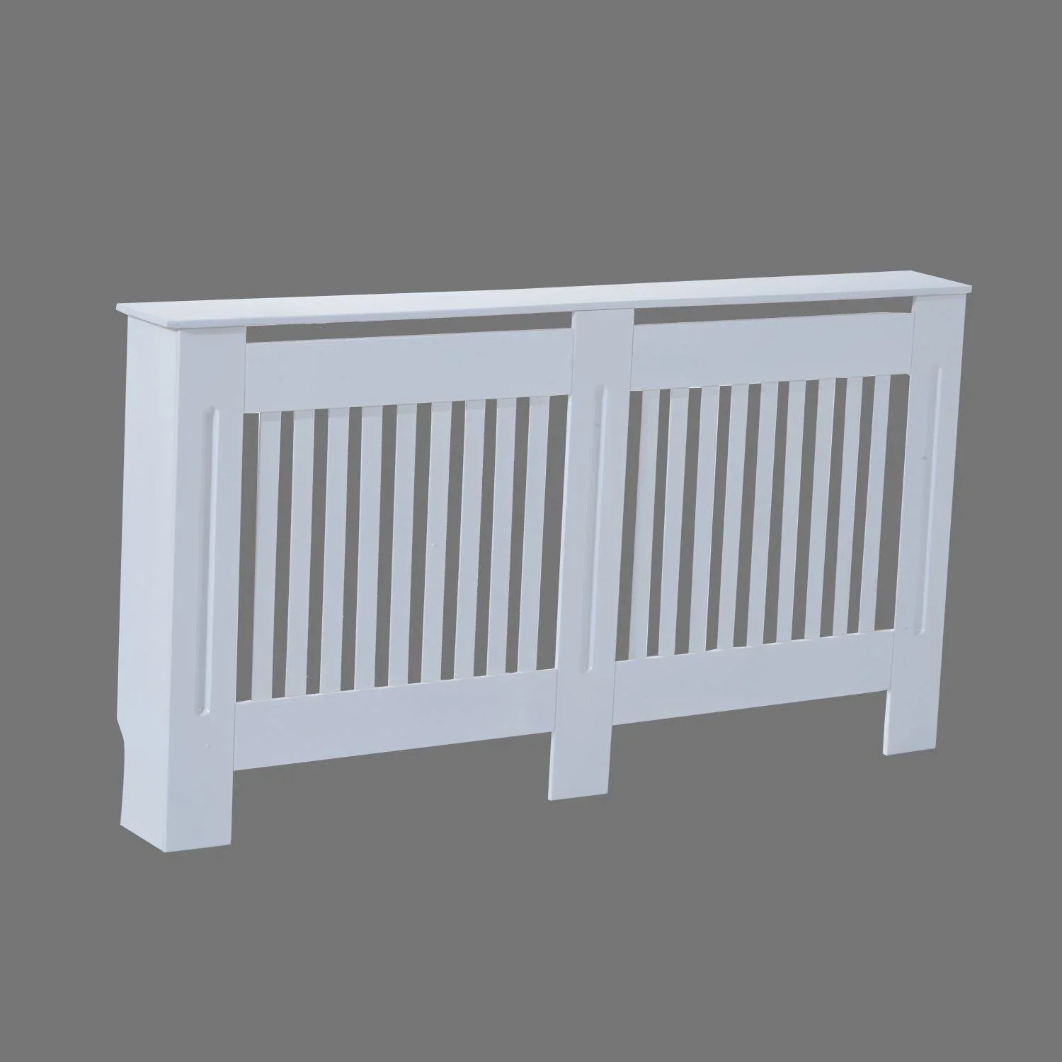 Heizkörperverkleidung 152 x 19 x 81 cm Heizkörperabdeckung - 1