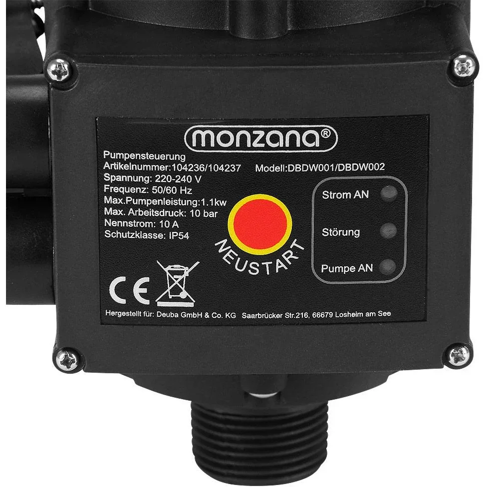 Wasserpumpe - Druckschalter - Ohne Kabel - 10bar - 0