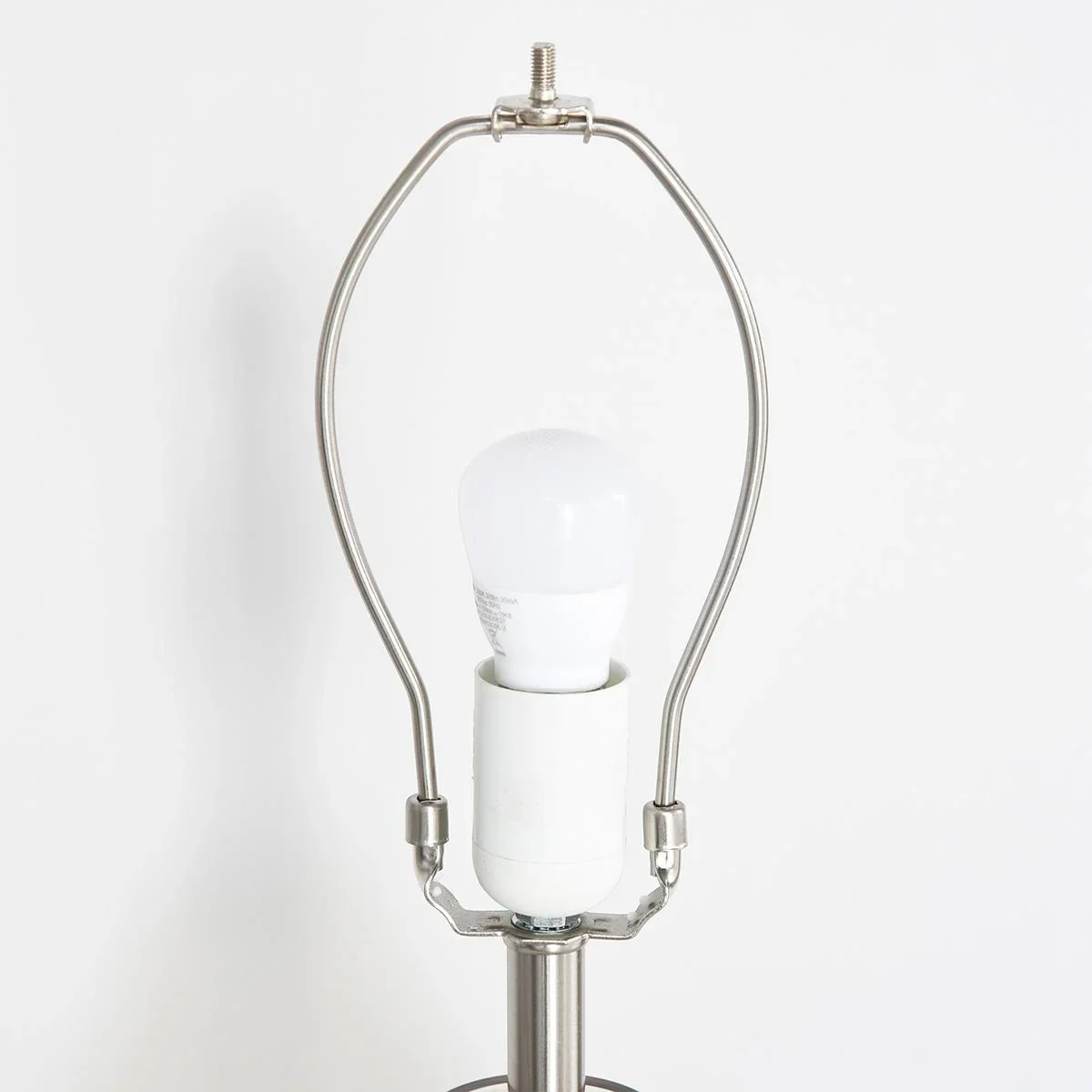 2er-Tischlampenset mit Leinen-Lampenschirm weiß/silber/bernstein - 8