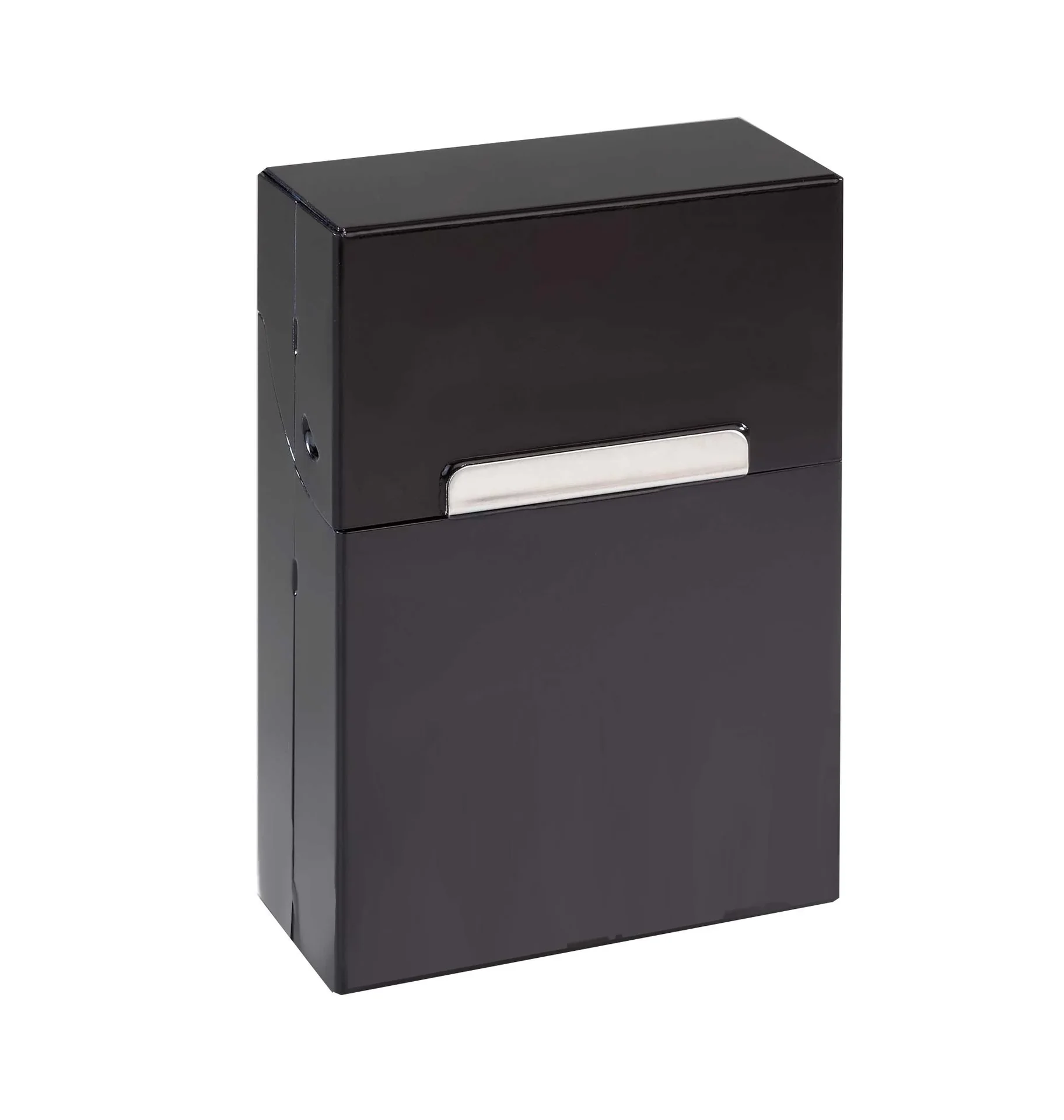 Zigaretten Etui, schwarz - 0
