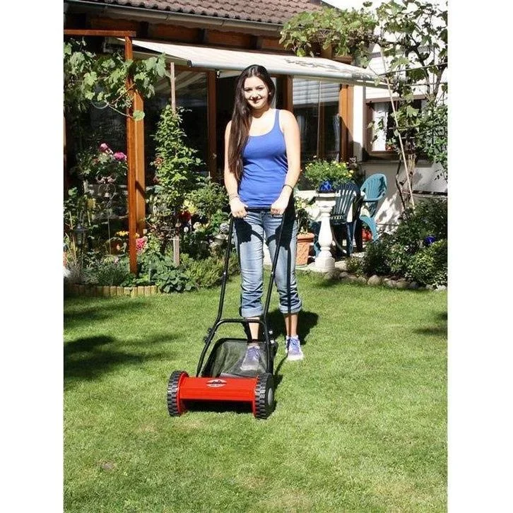 Handrasenmäher / Handmäher mit Auffangbehälter 18L - 30cm Schnittbreite - HRM 300-3 - 1