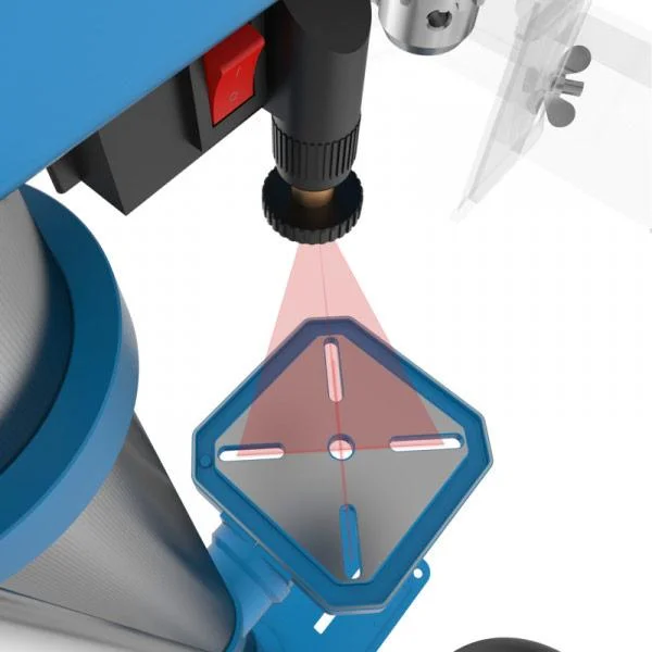 Säulenbohrmaschine Xtra Long GSB 20 mit Laser und Schräge 500W - 0