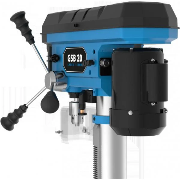 Säulenbohrmaschine Xtra Long GSB 20 mit Laser und Schräge 500W - 2
