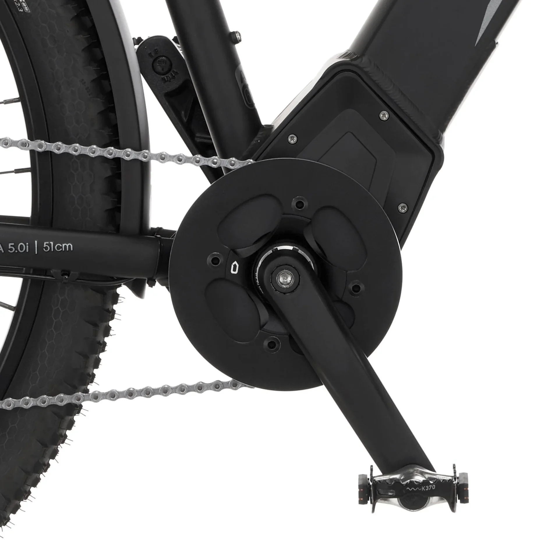 Herren E-Bike ATB, 29 Zoll, Rahmengröße 46cm, 10-Gang Kettenschaltung, schwarz matt, TERRA 5.0i - 7