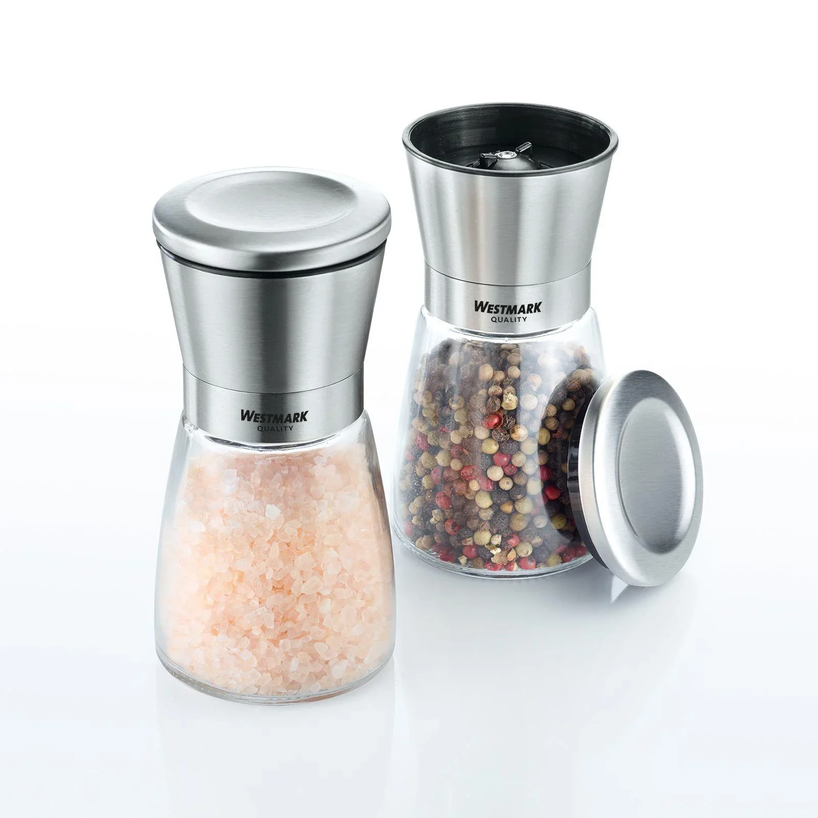Gewürzmühlen Edelstahl, 2-teilig - 1