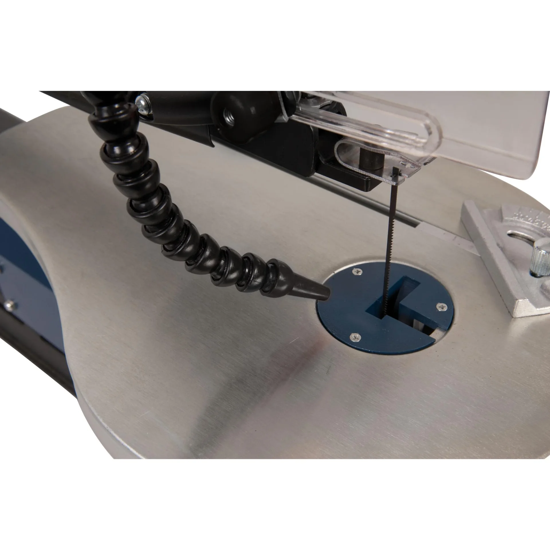 SSM1005 Dekupiersäge 90W - Verstellbarer Arbeitstisch (0-45 Grad) - Parallelführung - Sägeblatt-Schnellwechselfunktion - - 0