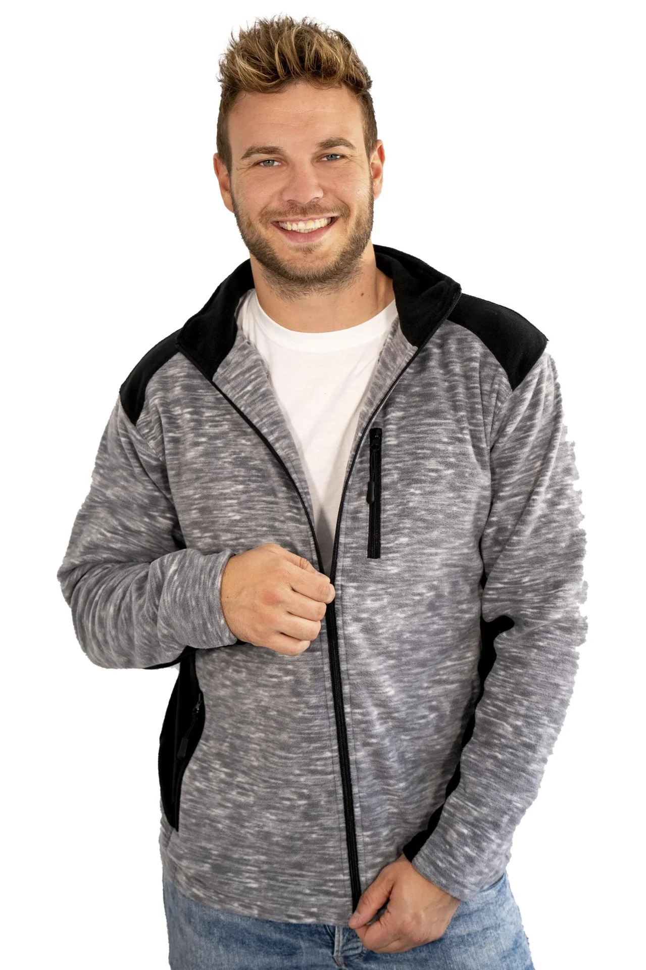 Strickjacke, Farbe grau, Gr.M - 0