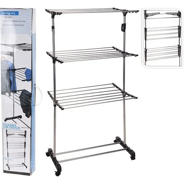 Koopman Trockenturm - Mobil und zusammenklappbar - 17 Meter Trocknungslänge - 0