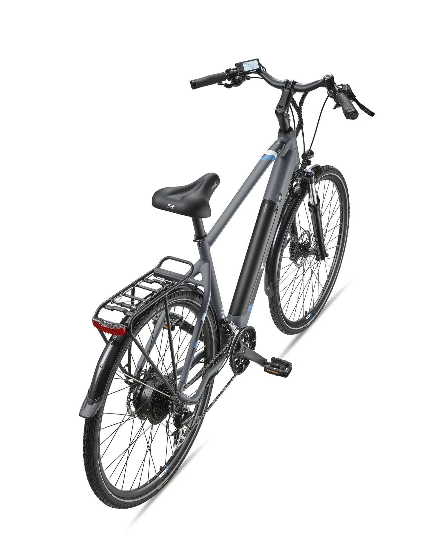 Herren Alu Trekking E-Bike, 28 Zoll, Rahmenhöhe 50 cm, 24-Gang Kettenschaltung, grau, XC941 Expedition - 0
