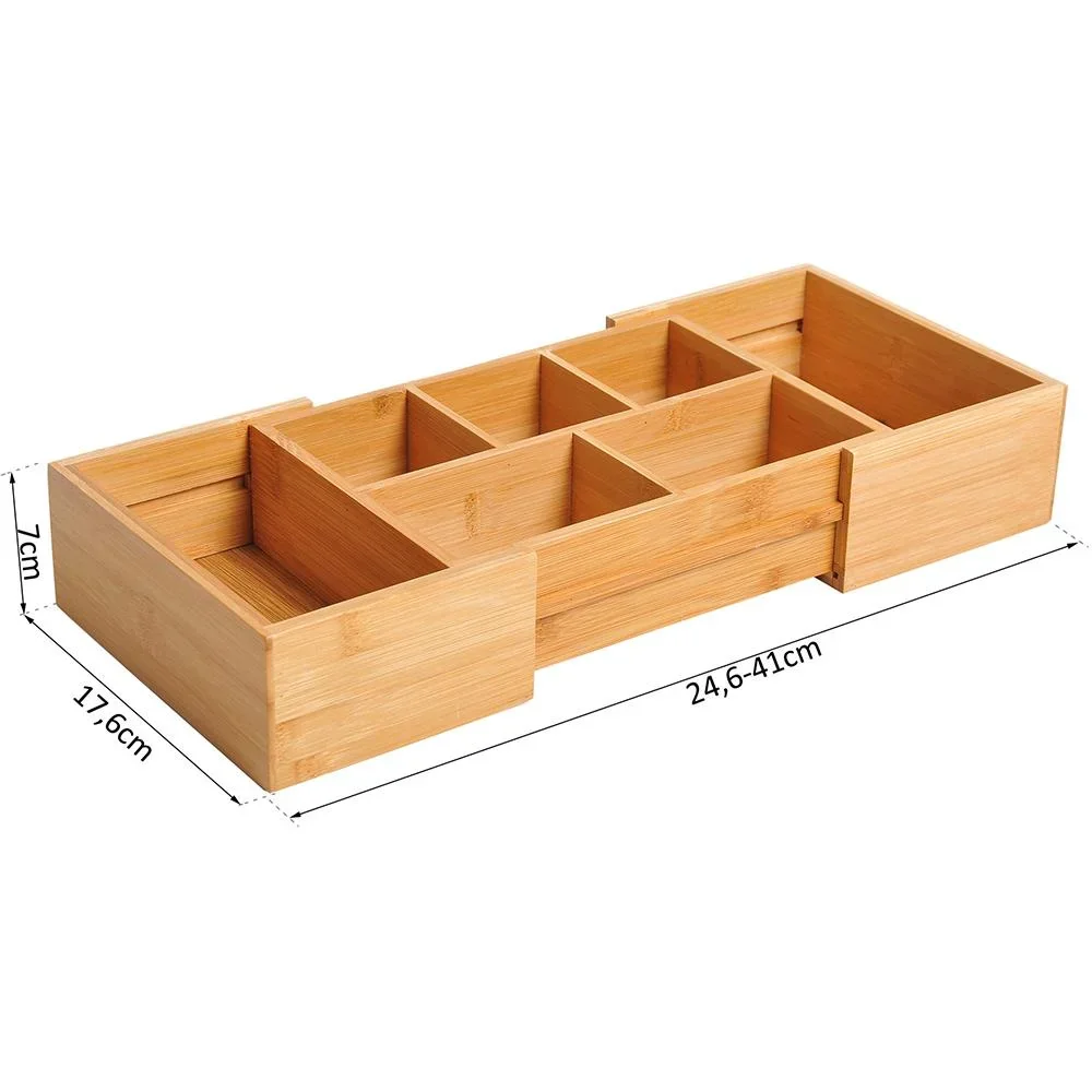Ausziehbarer Organizer mit 5 bis 7 Fächer - 4