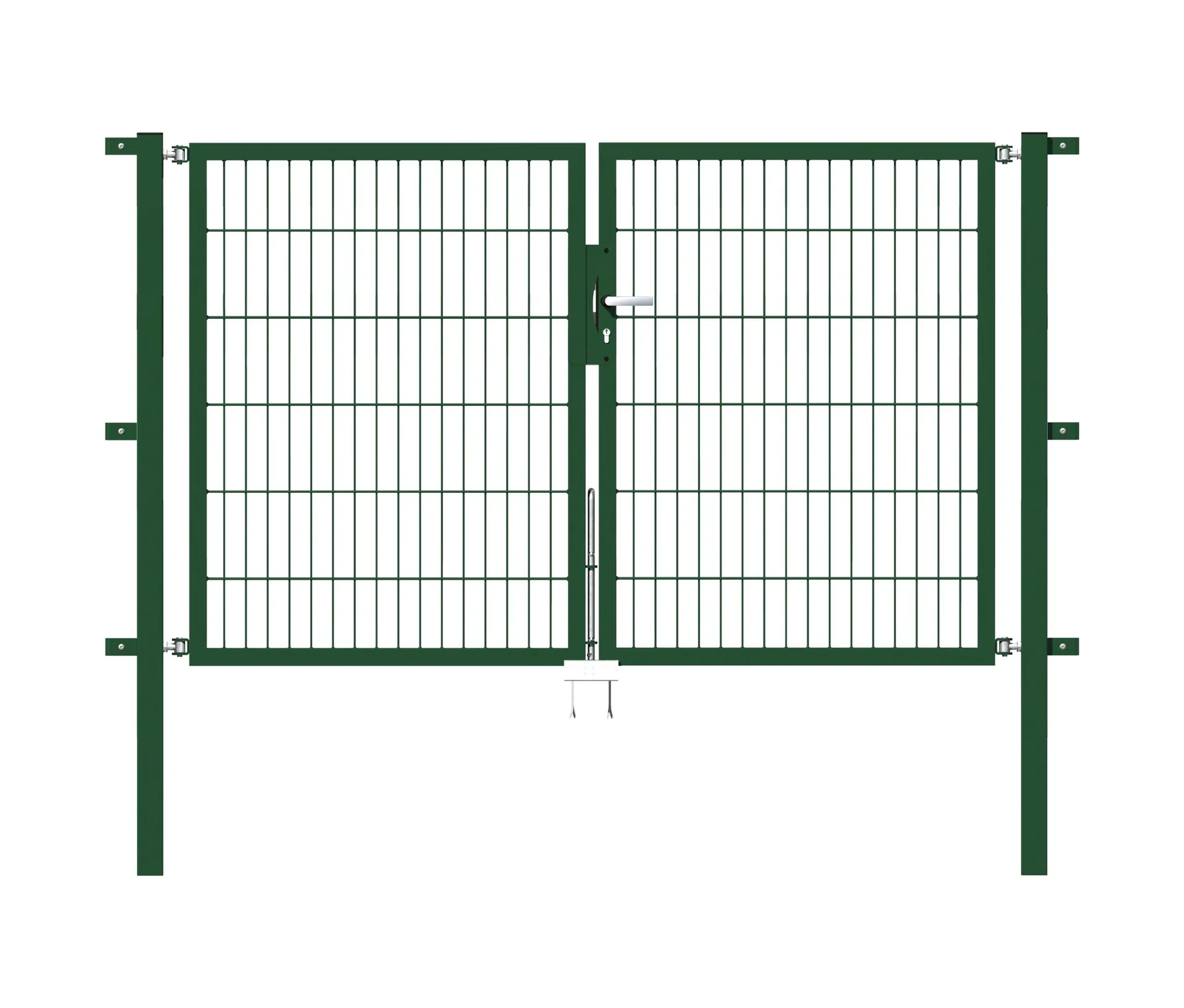 Doppeltor Flexo mit Zubehör, grün, Breite 200 cm, Höhe 120 cm, PF: 60x60 cm - 1