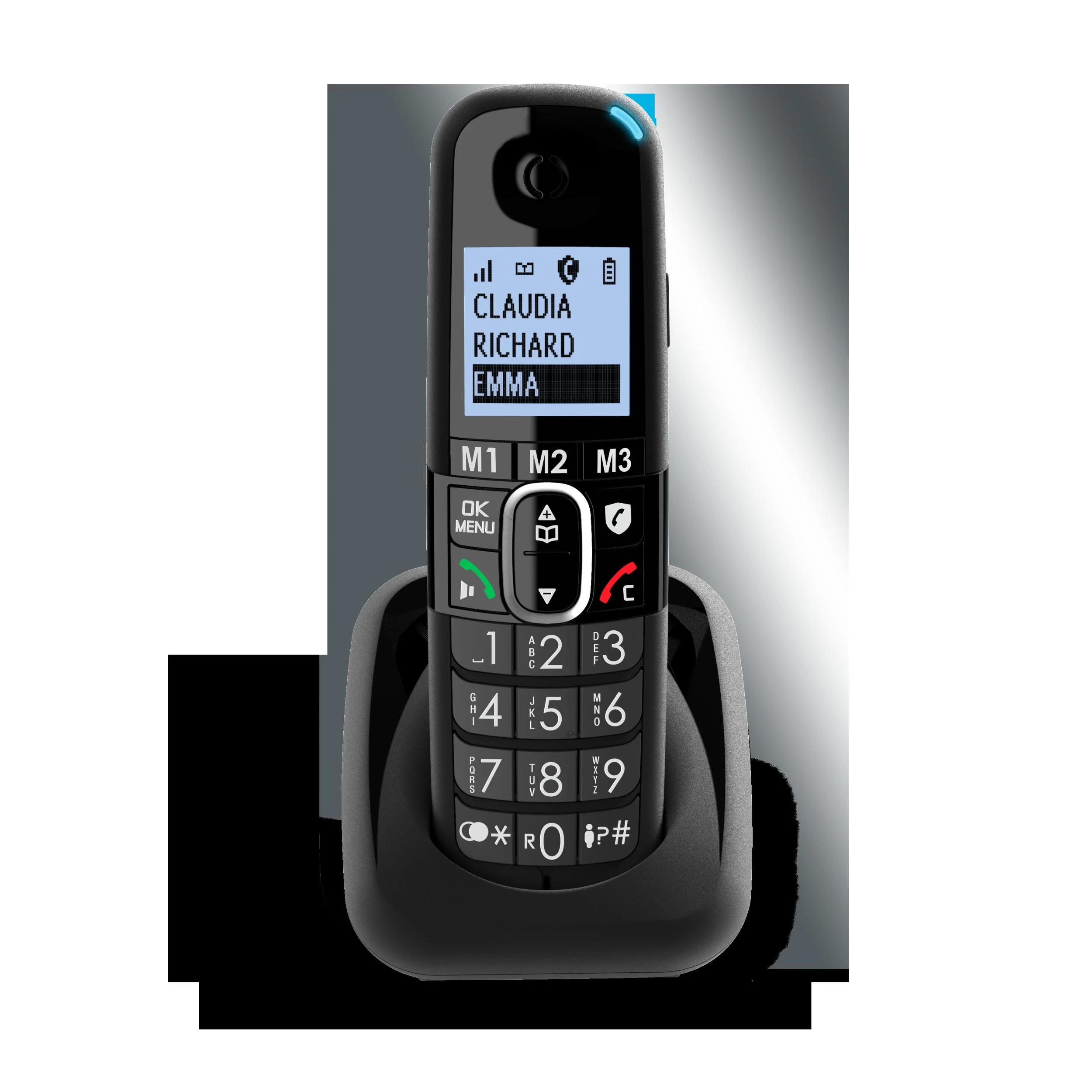 Zusatzhörer für Schnurlos Großtastentelefon BigTel 15xx - 0