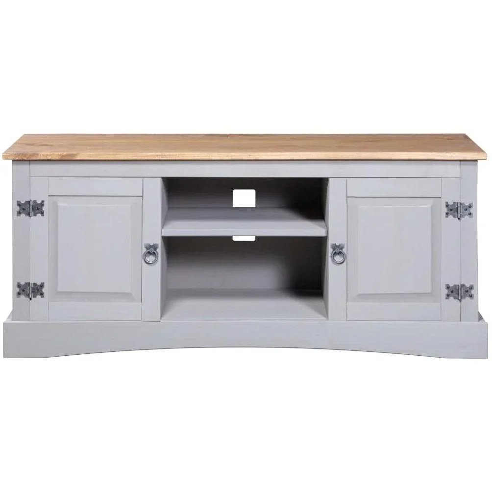 TV-Schrank 120x40x52 cm Mexikanische Kiefer Corona-Stil grau - 2