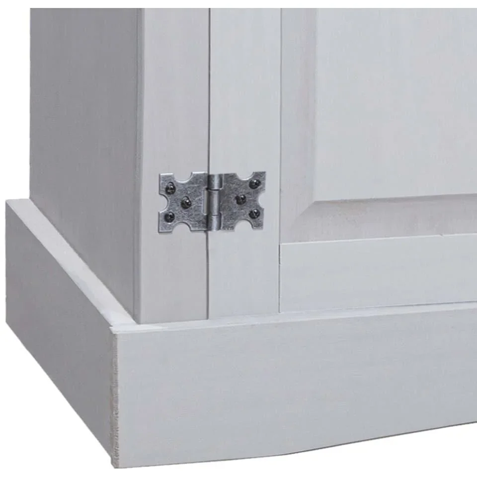 TV-Schrank 120x40x52 cm Mexikanische Kiefer Corona-Stil grau - 3