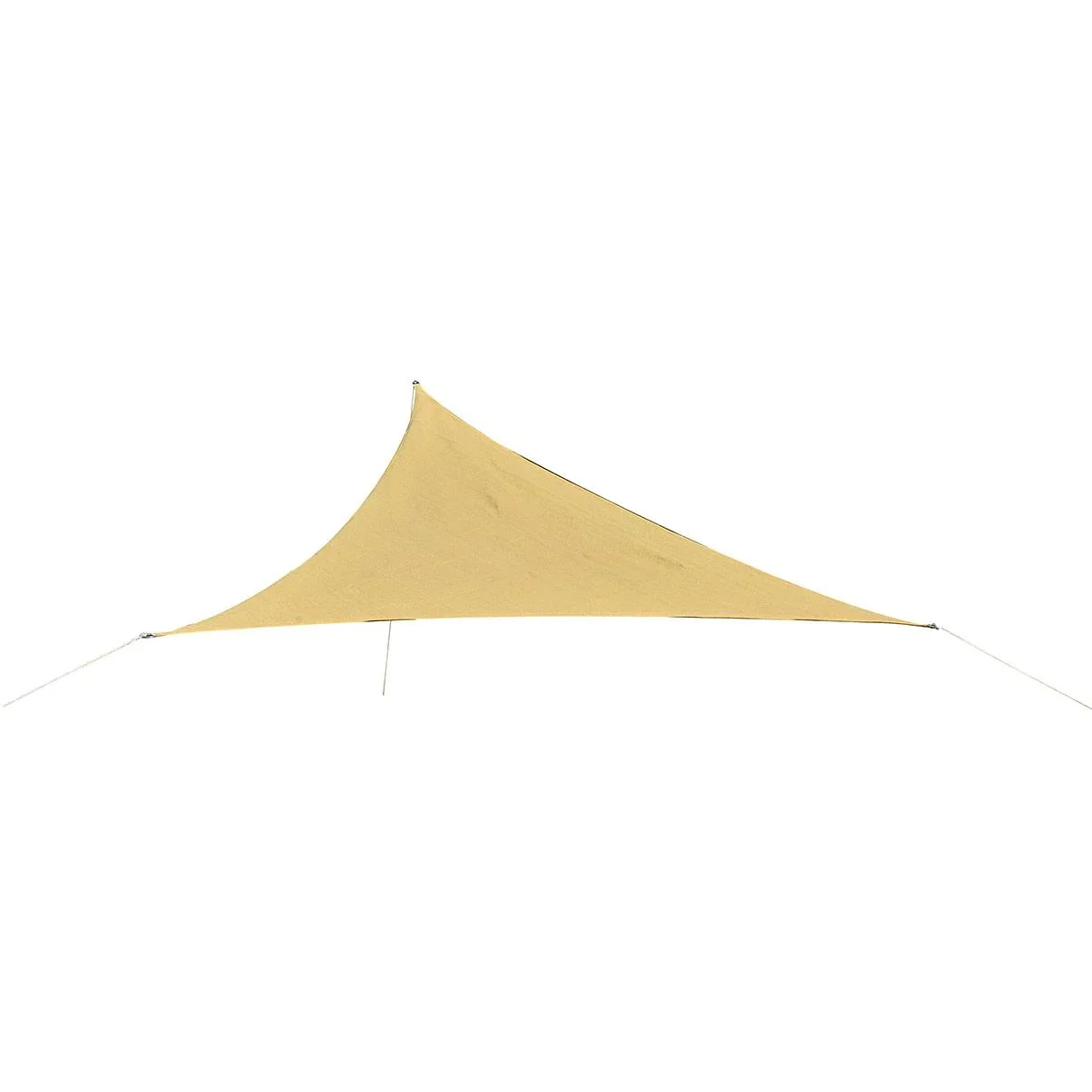 Sonnensegel Sonnenschutz Dreiecke 3x3x3 m HDPE - atmungsaktiv sand - 0