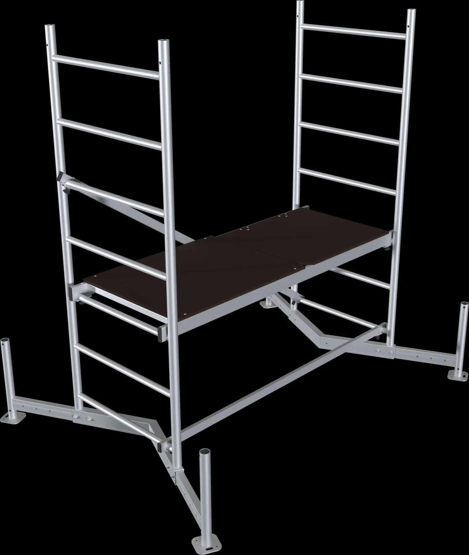 MONTO ClimTec Alu-Arbeitsgerüst, Grundgerüst, Arbeitshöhe ca. 3 m - 0