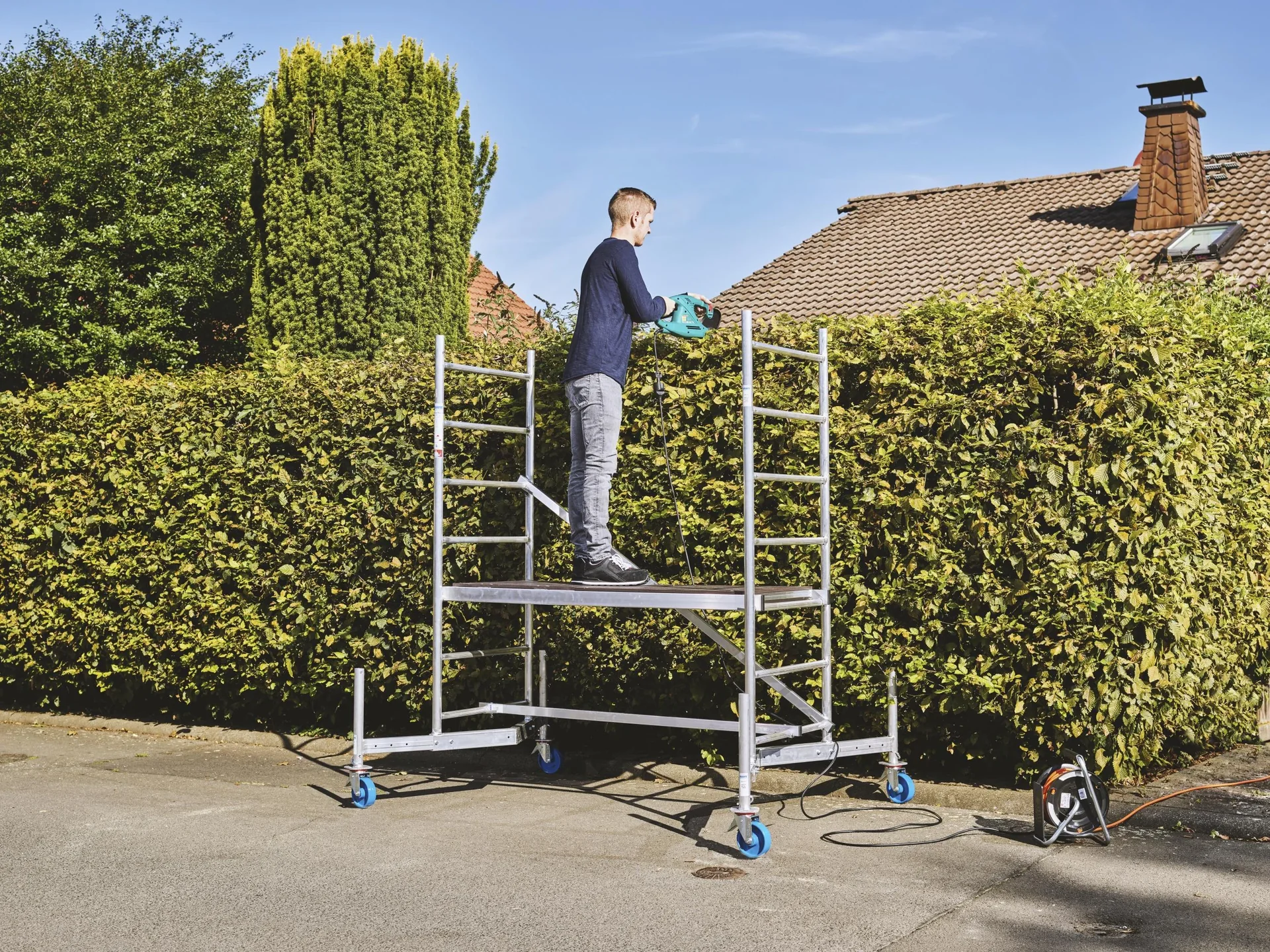 MONTO ClimTec Alu-Arbeitsgerüst, Grundgerüst, Arbeitshöhe ca. 3 m - 2