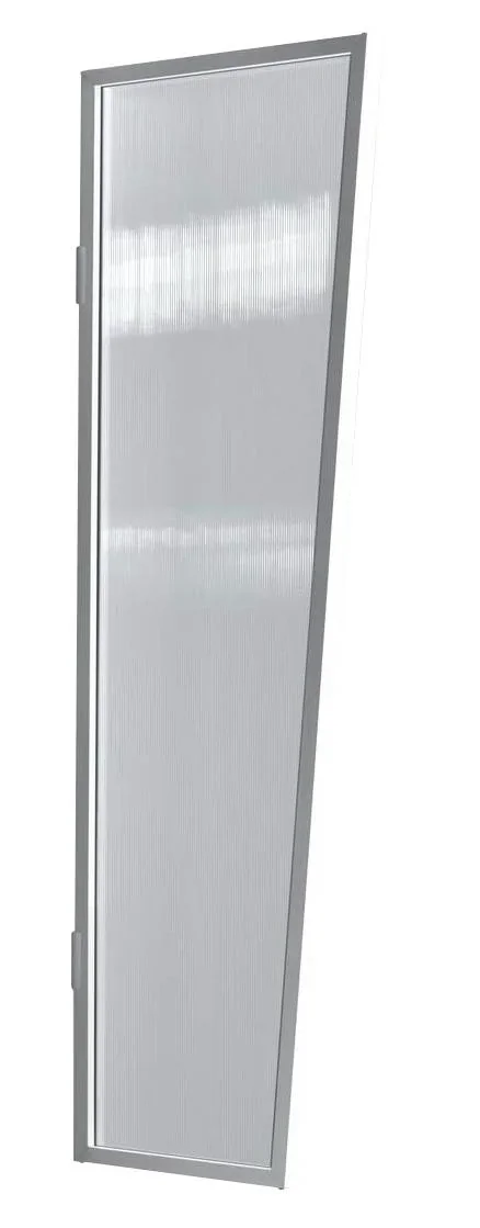 Seitenblende für B2 PC Klar, 1750 x 600 x 450 mm, Farbe weiß - 1