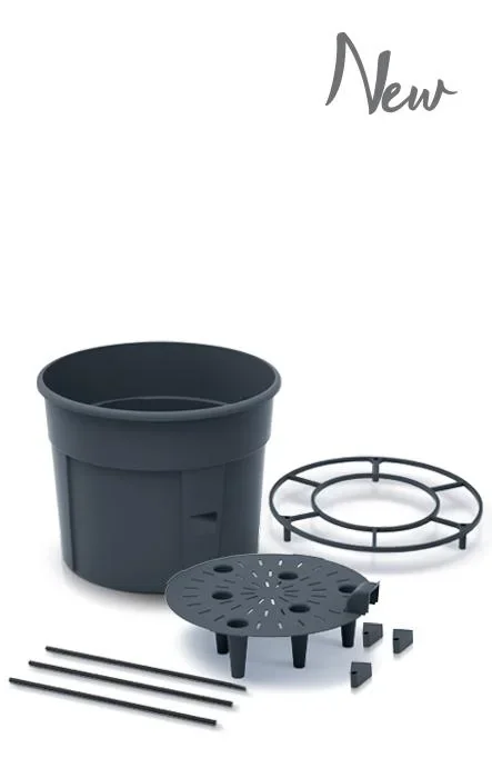 Anzuchttopf für Tomaten "Grow 1", Ø 295 mm, anthrazit - 2